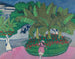 Der Gehölz am Albertplatz in Dresden - Ernst Ludwig Kirchner — Ansicht des Kunstwerks