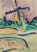 Windmühle Eine Windmühle auf Fehmarn - Ernst Ludwig Kirchner — Ansicht des Kunstwerks
