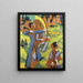 Bogenschützen - Ernst Ludwig Kirchner — gerahmtes Bild an der Wand