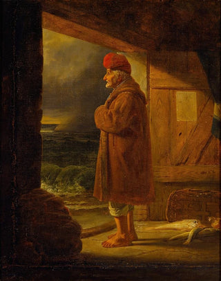 Ernst Meyer - A Neapolitan Fisherman At His Door.webp