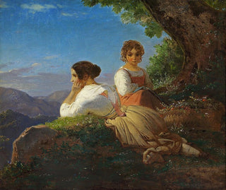 Zwei Italienerinnen - Ernst Meyer — Ansicht des Kunstwerks