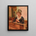 Andacht - Ernst Nowak — gerahmtes Bild an der Wand