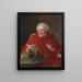 Ein guter Zigarren - Ernst Nowak — gerahmtes Bild an der Wand