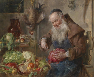 Mönch in der Küche - Ernst Nowak — Ansicht des Kunstwerks