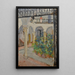 Bogenbrunnen in einem spanischen Haus - Ernst Schiess — gerahmtes Bild an der Wand