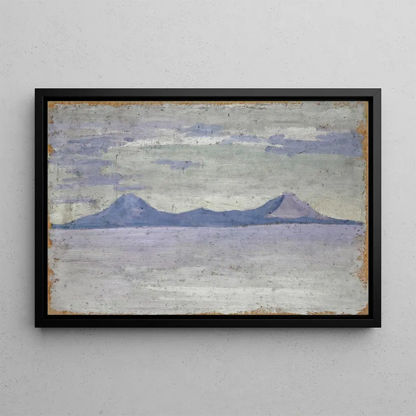 Ernst Schiess - Ferne Berge im Meer.webp