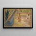 in der Oase - Ernst Schiess — gerahmtes Bild an der Wand
