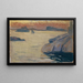 Küstenlandschaft - Ernst Schiess — gerahmtes Bild an der Wand