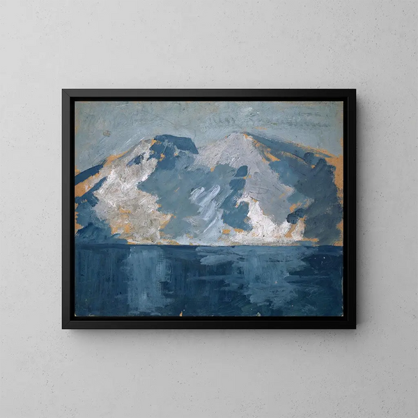 Côte montagneuse - Ernst Schiess — gerahmtes Bild an der Wand