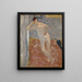 Mann nackt in der Ecke eines Zimmers - Ernst Schiess — gerahmtes Bild an der Wand
