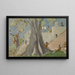 Alter Olivenbaum - Ernst Schiess — gerahmtes Bild an der Wand