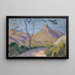 Sentier dans une vallée montagneuse à Majorque - Ernst Schiess — gerahmtes Bild an der Wand