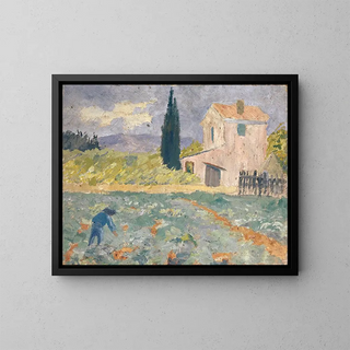 Ernst Schiess - Southern Farm with Field.webp