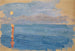 Sonnenuntergang über einer Bucht am Meer - Ernst Schiess — Ansicht des Kunstwerks