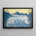 Blick auf den Aletsch-Gletscher III - Ernst Schiess — gerahmtes Bild an der Wand
