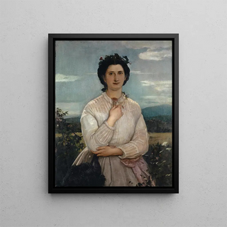Ernst Stckelberg - Portrait of Marie Elisabeth Brstlein Future Wife of the Artist.webp
