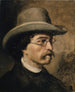 Portrait des Künstlers Theodor Deschwanden - Ernst Stückelberg — Ansicht des Kunstwerks