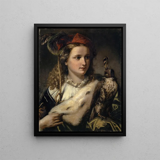 Ernst Stckelberg - Young Nobel Woman with a Falcon.webp
