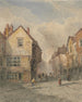Alte Straße in Chester - Erskine Nicol — Ansicht des Kunstwerks