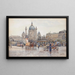 Karlsplatz in Wien - Erwin Pendl — gerahmtes Bild an der Wand