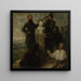 Skizze für die Hommage an Delacroix - Henri Fantin-Latour — gerahmtes Bild an der Wand