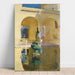 Reproduktion des Gemäldes V-Estanque des Charles V, Alcázar, Sevilla - Joaquín Sorolla