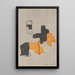 Ausstellung - Esteban Vicente — gerahmtes Bild an der Wand