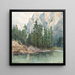 Teich gekreuzt bei Tragss - Fritz Lach — gerahmtes Bild an der Wand