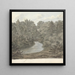 Teich mit Dornen in Sezincote - Anne Rushout — gerahmtes Bild an der Wand
