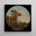 Sommer-Gemälde - Jan van Goyen — gerahmtes Bild an der Wand