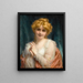 Eine Schönheit mit goldenen Haaren - Étienne Adolphe Piot — gerahmtes Bild an der Wand