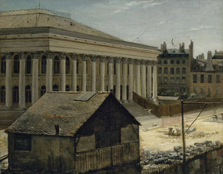 La Bourse en construction - Étienne Bouhot — Ansicht des Kunstwerks