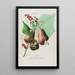 Flore d'Amérique zeichnung nach der Natur vor Ort Pl086 - Étienne Denisse — gerahmtes Bild an der Wand