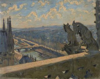 Ansicht von Paris vom Notre-Dame-Dom aus - Etienne Moreau-Nélaton — Ansicht des Kunstwerks