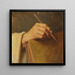 Studie einer Hand - Amalia Lindegren — gerahmtes Bild an der Wand