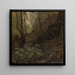 Waldstudie - Hans Gude — gerahmtes Bild an der Wand