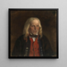 Studie eines Porträts des Bauern Jan Sandve - Adolph Tidemand — gerahmtes Bild an der Wand