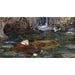 Reproduktion des Gemäldes Studie für Die Nymphen, die den Kopf des Orpheus finden - John William Waterhouse