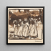Studie für einen Sonntag nachmittag in Laren - Max Liebermann — gerahmtes Bild an der Wand