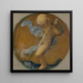 Studie für ein Medaillon mit Putto - Pierre — gerahmtes Bild an der Wand