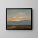 Landschaft des Abends - Eugen Bracht — gerahmtes Bild an der Wand