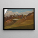 Ansicht auf Herzogenhorn und Kaiserberg - Eugen Bracht — gerahmtes Bild an der Wand