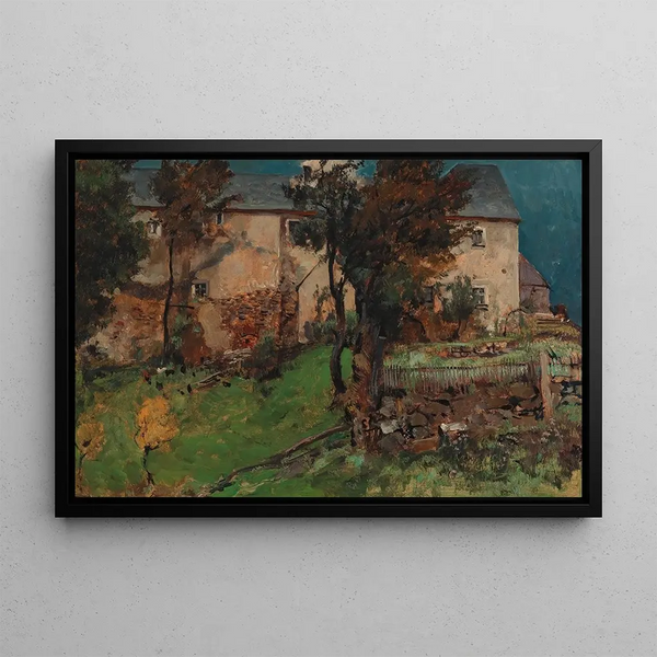 Eugen Bracht - Der alte Hof n d N WindischEschenbach.webp