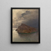 Île de Bergeggi - Eugen Bracht — gerahmtes Bild an der Wand