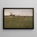 Landschaft des Abends - Eugen Jettel — gerahmtes Bild an der Wand