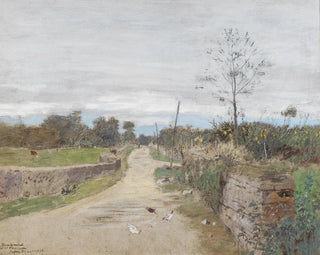 auf der Landstraße - Eugen Jettel — Ansicht des Kunstwerks