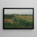 Champ d'oignons en fleurs - Eugen Jettel — gerahmtes Bild an der Wand