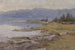 Landschaft mit Seelandschaft und Berg - Eugen Jettel — Ansicht des Kunstwerks