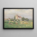 Kirche in Staatz - Eugen Jettel — gerahmtes Bild an der Wand