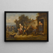 Kinderspiele - Eugen Joseph Lejeune — gerahmtes Bild an der Wand